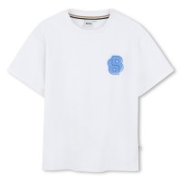 детска,тениска,детски,облекла,boss,oversized,t,shirt,infants,white