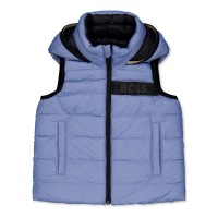 детски,елек,детски,облекла,boss,reversible,puffer,gilet,infants,med,grey,049