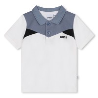 детски,облекла,boss,block,short,sleeve,polo,infants,white,10p