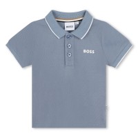 детска,блуза,с,яка,детски,облекла,boss,short,sleeve,polo,shirt,infants,med,grey,049