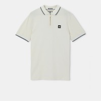 блуза,с,яка,weekend,offender,monti,zip,polo,shirt,white