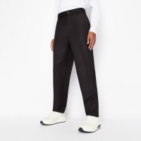 мъжки,панталони,armani,exchange,pantaloni,straight,leg,trousers,mens,black