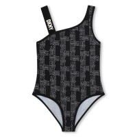 детски,3/4,панталони,стоки,за,плуване,на,разпродажба,dkny,kids',logo,scoop,neck,swimsuit,blk,wht,m41