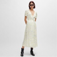 рокля,дамски,поли,и,рокли,hugo,kikoni,1,wrap,front,dress,white,yellow