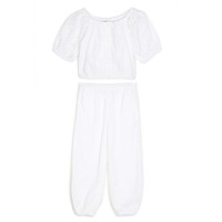 детски,комплект,детски,облекла,be,you,embroidered,two,piece,set,childrens,white