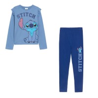 тениска,детски,стоки,с,аним.,герои,дамски,стоки,с,аним.,герои,character,lilo,and,stitch,long,sleeve,t,shirt,and,legging,set,blue,blue