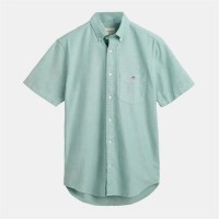 риза,с,къс,ръкав,облекла,на,разпродажба,мъжки,ризи,gant,regular,fit,classic,short,sleeves,oxford,shirt,green
