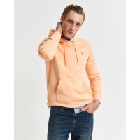 суичър,мъжки,горнища,с,качулка,мъжки,ежедневни,облекла,gant,regular,fit,shield,hoodie,orange