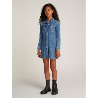 рокля,детски,облекла,tommy,hilfiger,denim,dress,ls,salt,ppr,1bj