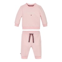 детски,3/4,панталони,tommy,hilfiger,unisex,kids',monotype,logo,clothing,set,pink,th3