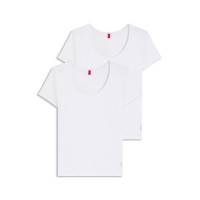 тениска,дамски,топове,hugo,2,pack,of,underwear,t,shirts,white