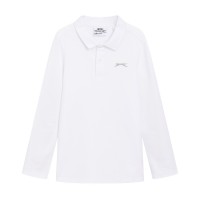 дрехи,за,училище,детски,блузи,с,яка,slazenger,l,s,plain,polo,jn53,white