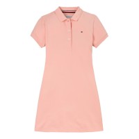 рокля,детски,облекла,tommy,hilfiger,essential,polo,dress,coral,ice,tkz