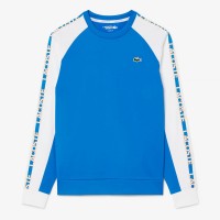 блуза,мъжки,горнища,с,качулка,мъжки,ежедневни,облекла,lacoste,tennis,colour,block,stripe,sweatshirt,blue,white