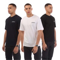 тениска,jack,and,jones,3,pack,beau,footprint,t,shirts,navy