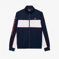 блуза,облекла,на,разпродажба,мъжки,ежедневни,облекла,мъжки,горнища,с,качулка,lacoste,print,branding,zipped,tennis,sweatshirt,multi,colour