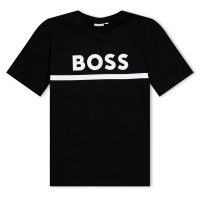 тениска,детски,тениски,boss,kids,large,logo,t,shirt,logo,design,black,09b