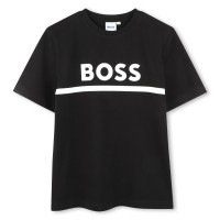 детска,тениска,детски,тениски,boss,large,logo,t,shirt,infants,black,09b