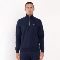 блуза,мъжки,блузи,luke,1977,higgs,2,1,4,zip,sweatshirt,navy