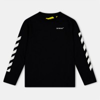 детски,3/4,панталони,off,white,kids,long,sleeve,shirt,black,white