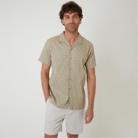 риза,с,къс,ръкав,threadbare,cotton,pluck,textured,short,sleeve,shirt,stone