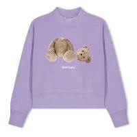 детска,блуза,детски,облекла,palm,angels,bear,crew,sweater,infants,lilac,brown