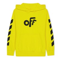 суичър,детски,облекла,off,white,rounded,hoodie,yellow,black