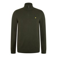 пуловер,облекла,на,разпродажба,мъжки,пуловери,lyle,and,scott,quarter,zip,jumper,olive,w485