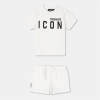 тениска,детски,3/4,панталони,dsquared2,kids',t,shirt,&amp;,shorts,set,white,dq100