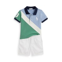детски,3/4,панталони,polo,ralph,lauren,kids',classic,prep,embroidered,logo,shirt,set,multi
