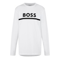 тениска,детски,тениски,детски,облекла,boss,kids,long,sleeve,t,shirt,large,logo,design,white,10p