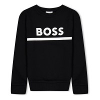 детска,блуза,детски,блузи,boss,logo,sweatshirt,infants,black,09b