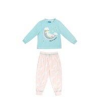 комплект,детски,пижами,детски,облекла,star,unicorn,pyjama,set,girl,blue,pink