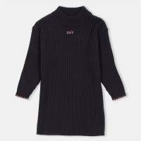 рокля,детски,облекла,off,white,off,rib,dress,in99,black,pink