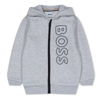 детски,суичър,детски,облекла,boss,large,logo,zip,hoodies,infants,grey,a32