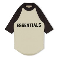 детска,тениска,fear,of,god,essentials,unisex,kids,3,4,sleeve,baseball,oversized,fit,t,shirt,wheat