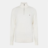 блуза,мъжки,пуловери,tommy,hilfiger,half,zip,sweater,white,ybi
