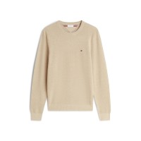 пуловер,мъжки,пуловери,tommy,hilfiger,men,s,ribbed,crew,neck,jumper,batique,khaki