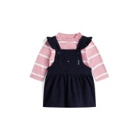 рокля,детски,3/4,панталони,tommy,hilfiger,kids',dungaree,dress,set,night,navy,c1g
