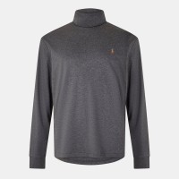 пуловер,мъжки,пуловери,polo,ralph,lauren,soft,cotton,roll,neck,jumper,barclay,heather