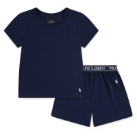 пижама,polo,ralph,lauren,kids,short,sleeve,pyjama,set,navy,bk9