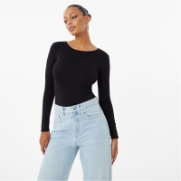 дамски,топове,дамски,облекла,размер,jack,wills,long,sleeve,bodysuit,black