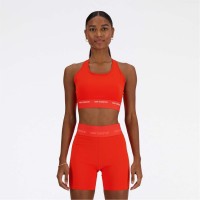 разпродажба,new,balance,дамски,тениски,дамски,топове,new,balance,sleek,medium,support,sports,bra,red