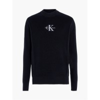 блуза,мъжки,пуловери,calvin,klein,jeans,monologo,sweater,black,beh