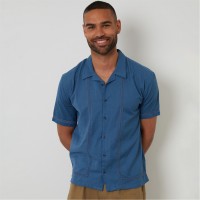 threadbare,linen,blend,lace,trim,relaxed,fit,shirt,blue