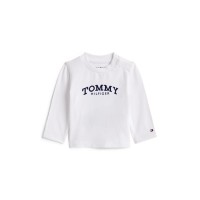тениска,детски,облекла,tommy,hilfiger,tommy,ls,mono,tee,in61,white,ybr