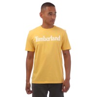 тениска,мъжки,тениски,timberland,northwood,wordmark,t,shirt,yellow