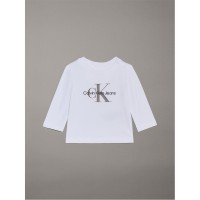 тениска,детски,облекла,calvin,klein,jeans,calvin,klein,jeans,monogram,ls,t,shirt,white,yaf