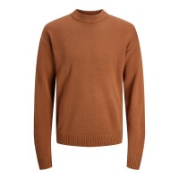 пуловер,облекла,на,разпродажба,мъжки,пуловери,jack,and,jones,relax,crew,neck,jumper,mocha,bisque