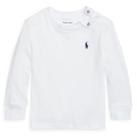 бебешка,тениска,polo,ralph,lauren,baby,boys,long,sleeve,t,shirt,white